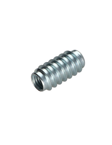 1 x Insert Non fendue Acier zingué M8 12X25