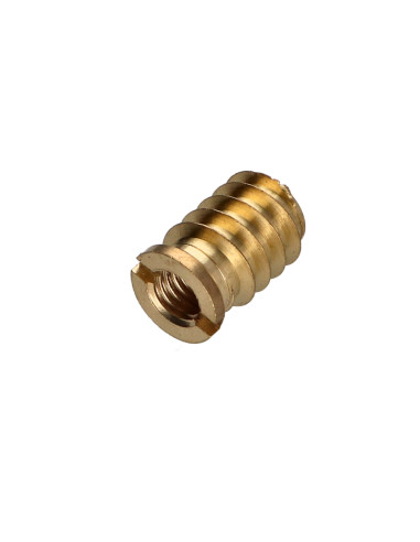 1 x Insert fileté bois fendu M8 13X20 Laiton