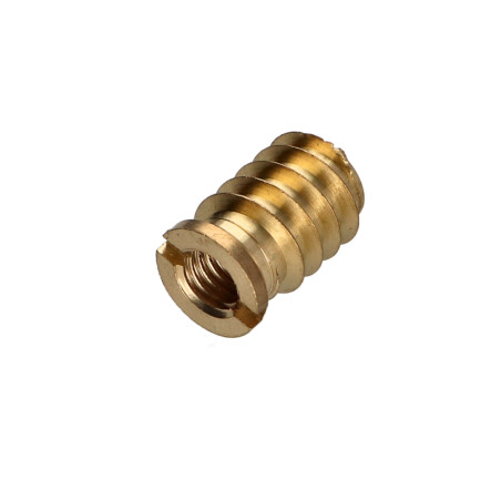 1 x Insert fileté bois fendu M8 13X20 Laiton