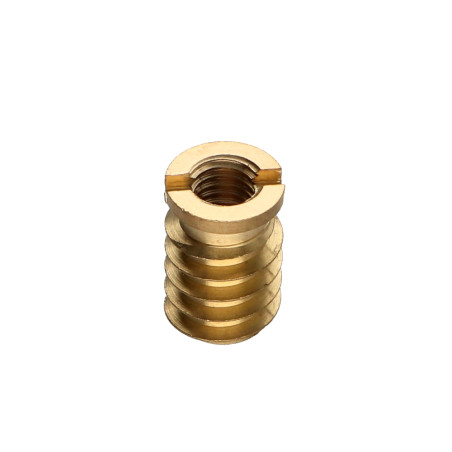 1 x Insert fileté bois fendu M8 13X20 Laiton