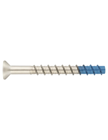 1 x Vis béton Tête fraisée TORX T45 8X120 Bimétal