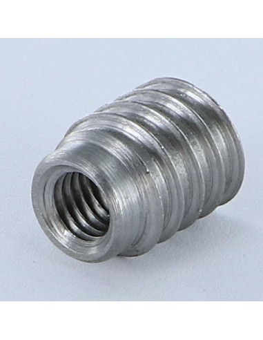 1 x Insert Acier brut Hexagonal creux M8 14X18