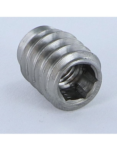 1 x Insert Acier brut Hexagonal creux M8 14X18