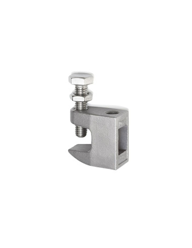1 x Pince de fixation pour poutre M12 Acier brut