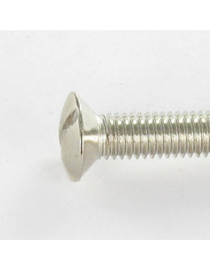 Vis métaux Tête fraisée bombée TFB Fendue M5X45 Diamètre... 2