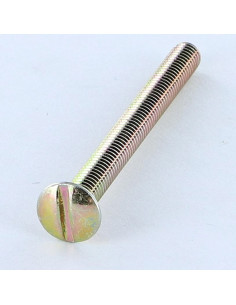 Vis métaux Tête fraisée bombée TFB Fendue M4X20 Bichromaté