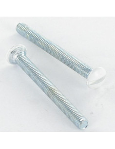 Vis métaux Tête fraisée bombée TFB Fendue M4X70 Diamètre...