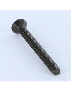Vis métaux Tête fraisée bombée TFB Fendue M4X35 Acier... 2
