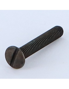 Vis métaux Tête fraisée bombée TFB Fendue M4X25 Diamètre...