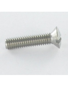 Vis métaux Tête fraisée bombée TFB Fendue M4X70 Filetée... 2