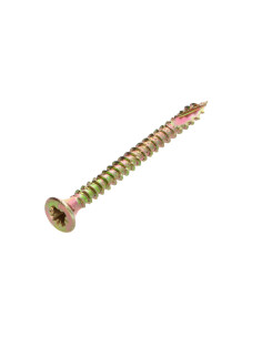 Vis bois TEKOR Tête fraisée Pozi N°2 5X35 Filetage total...