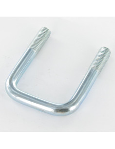 Etrier Acier zingué Fond droit ou plat 65/42/65 M10/25/25