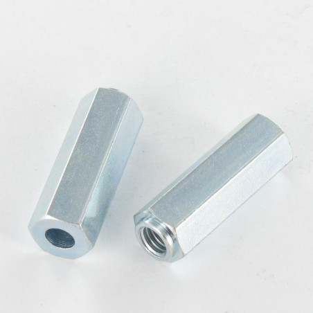 1 x Entretoise Cylindrique 10X30 M6 Acier zingué