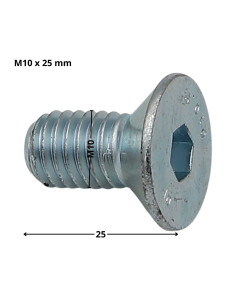 Vis métaux FHC tête fraisée empreinte hexagonale creuse...