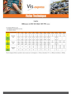 Vis métaux FHC tête fraisée empreinte hexagonale creuse...