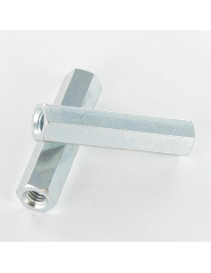 Entretoise Hexagonale 10X45 M6 Acier zingué