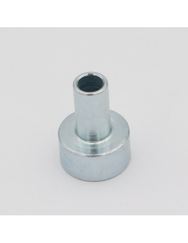 1 x Entretoise Epaulé 24X33 Percé 8 Acier zingué