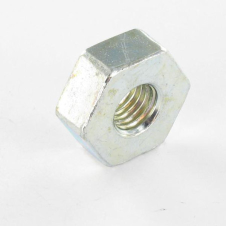 1 x Ecrou Acier zingué Hexagonal M12 Epaisseur 10.5 Sur plat 26