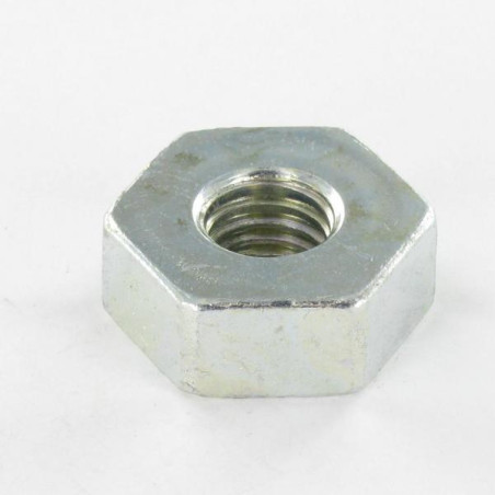 1 x Ecrou Acier zingué Hexagonal M12 Epaisseur 10.5 Sur plat 26