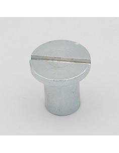 Ecrou Tête Plate Fendue 20X20 M10 Acier zingué