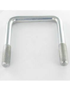 Etrier Fond droit ou plat 67X50X67 M6/32/32 Acier zingué