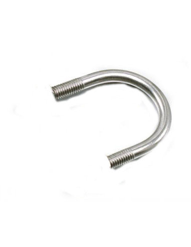 1 x Etrier Acier zingué Fond rond PRO 35 Tube...