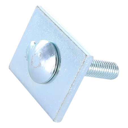 1 x PLAQUETTE 40X32X5 + TRCC JAPY tête ronde collet carré 8X40 Acier zingué