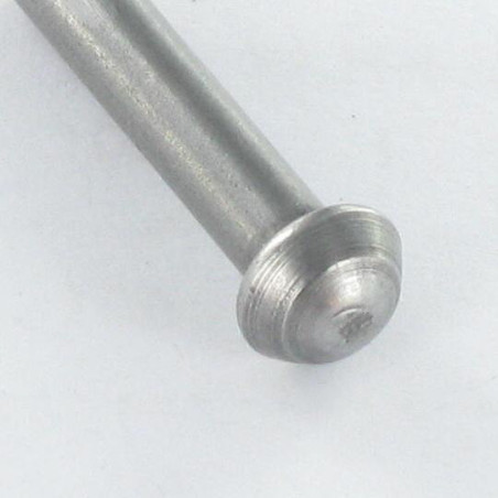 1 x Rivet à frapper Tête ronde TR 6X13 Acier