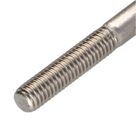 1 x Vis métaux Tête cylindrique TC TORX T45 Inox A2 M8X50 Filetée sur 28