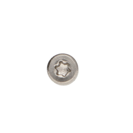 1 x Vis métaux Tête cylindrique TC TORX T10 Inox A2 M3X8 Filetage total microvis