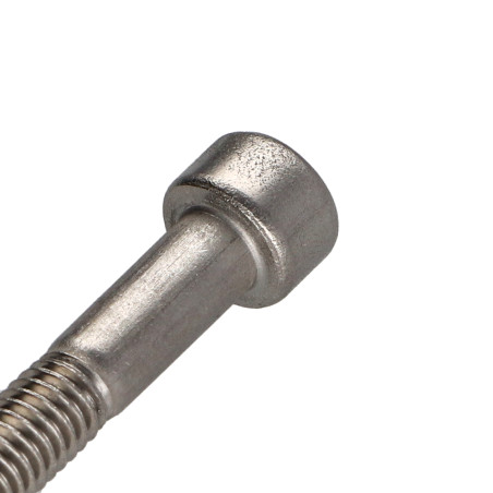 1 x Vis métaux Tête cylindrique TC TORX T30 Inox A2 M6X40 Filetée sur 24