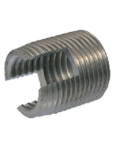 1 x Insert Fendue Fileté Métaux M8 12X15 Inox A1