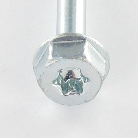 1 x Vis charpente TEKOR Tête hexagonale TH Pointe antifendage type 17 8X140 Filetée sur 80 TORX T40 zingué cr3 96 hbs