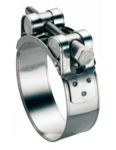 Collier à tourillons pour tuyau épais et arme Inox W5...