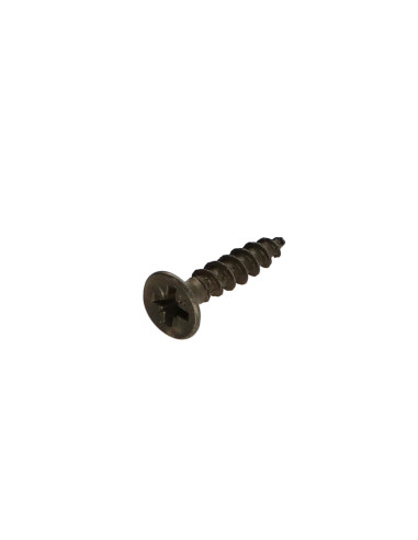 1 x VBA3 Tête fraisée Pozi 4X20 acier bronze