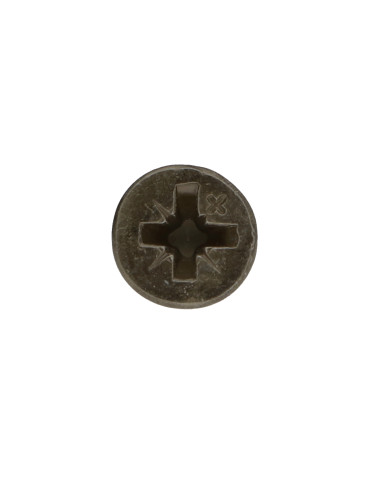 1 x VBA3 Tête fraisée Pozi 4X20 acier bronze