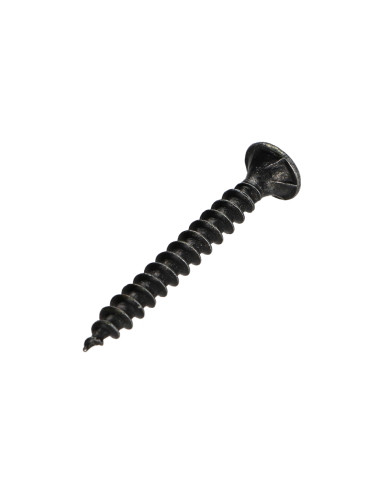 1 x VBA3 Tête fraisée Pozi 4X35 Acier zingué noir