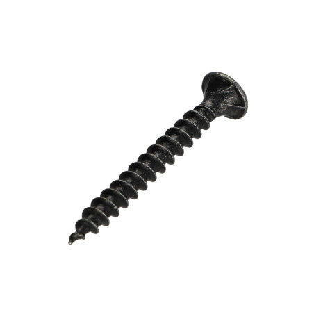 1 x VBA3 Tête fraisée Pozi 4X30 Acier zingué noir