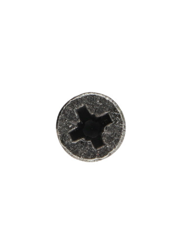 1 x VBA3 Tête fraisée Pozi 4X30 Acier zingué noir