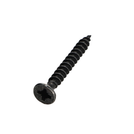 1 x VBA3 Tête fraisée Pozi 4.5X40 Acier zingué noir