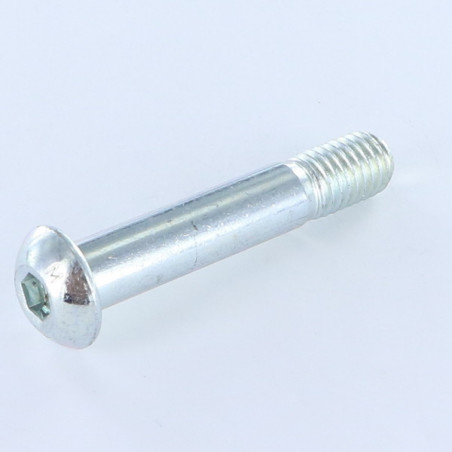 1 x Vis métaux BHC (Tête Bombée Hexagonal creux) M8X70 Filetage partiel Classe 10.9 Clé de 5 HC5 Acier zingué