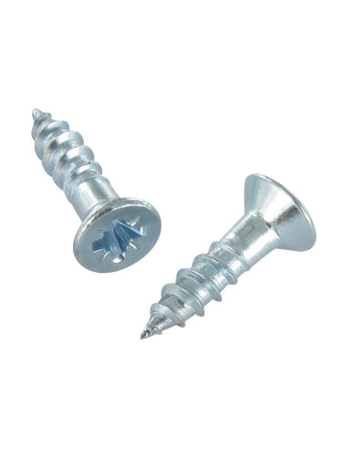 1 x Vis bois Tête fraisée Pozi N°2 3.5X25 Acier...