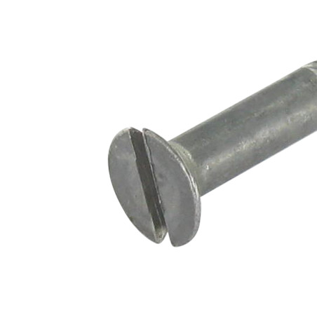 1 x Vis bois Tête fraisée Pozi N°1 3X16 Acier brut microvis