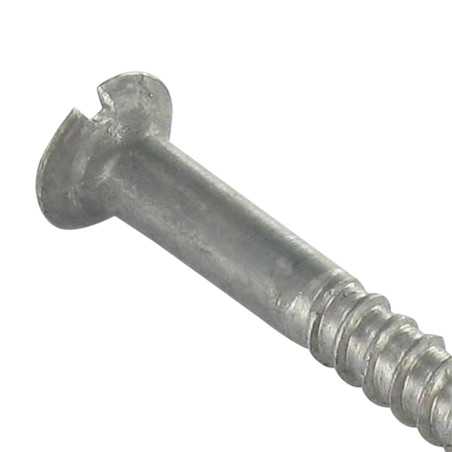 1 x Vis bois Tête fraisée Pozi N°1 3X16 Acier brut microvis