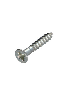 Vis bois Tête fraisée Pozi N°2 5X30 Acier zingué