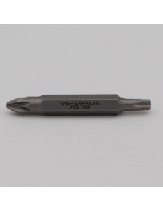 Embout Double Pozi N°2 + SL6 Longueur 50