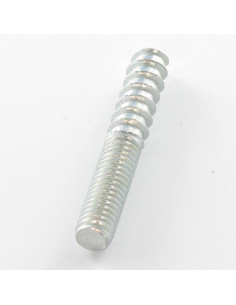 Vis mixte pour pied de lit 6X80 37 Mm fileté bois 43 Mm...