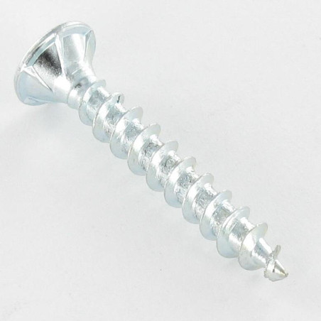1 x VBA3 Tête fraisée Cranté 8X120 Filetée sur 64 TORX T40 Acier zingué