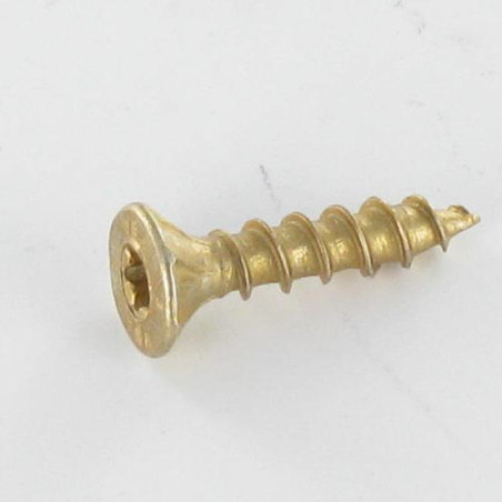 1 x VBA3 Tête fraisée Cranté 3.5X50 Filetée sur 30 TORX T10 Bichromaté