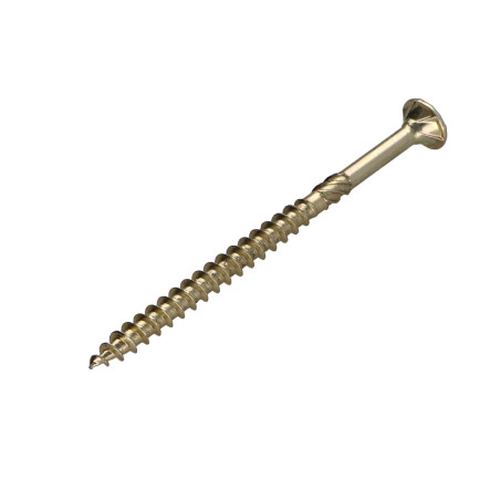 1 x VBA3 Tête fraisée Pozi 4.5X70 Filetage partiel Bichromaté